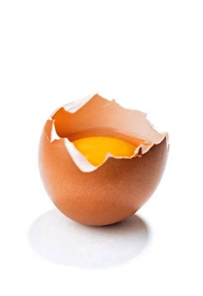 白を背景にした卵 — ストック写真