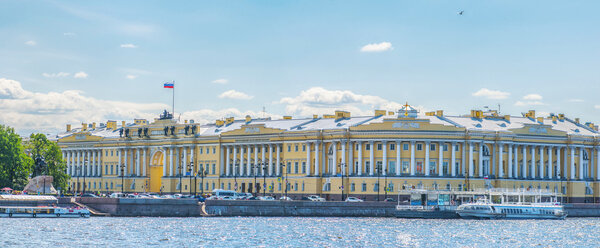 The buildings of the Senate and Synod in St Petersburg in Russia