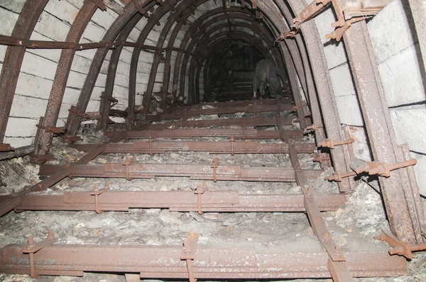 Gamla gruvan tunnel — Stockfoto