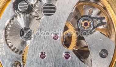 Saat mekanizması çalışır