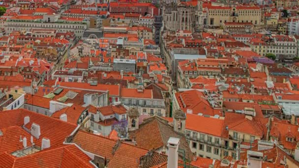 Lizbon Portekiz 'in başkentidir. Avrupa kıtasının en batı başkentidir.. — Stok video