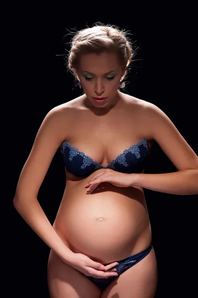 Mujer embarazada. — Foto de Stock