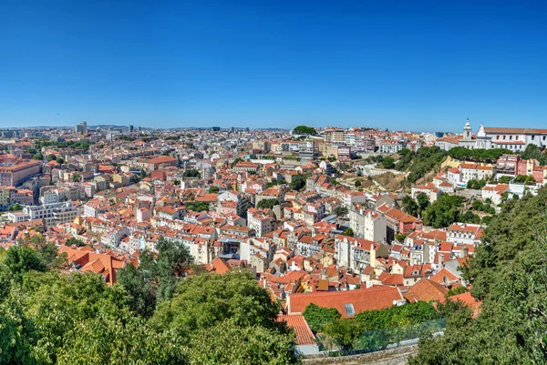 Panoráma v Lisabonu, Portugalsko — Stock fotografie