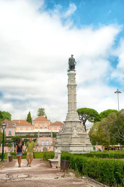 Romantic Lisbon street — Stock Photo, Image