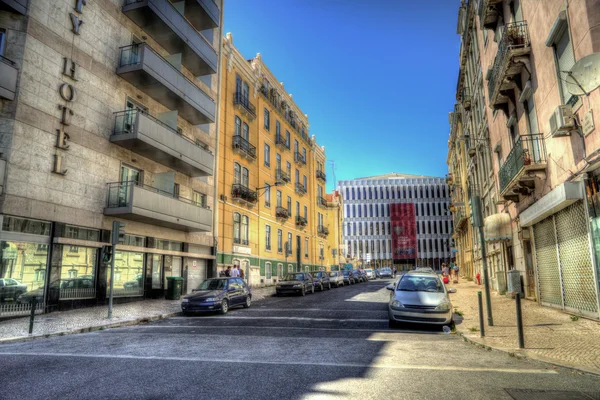 Romantische Lissabon straat — Stockfoto
