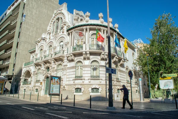 Romantisk Lisboa-gate – stockfoto