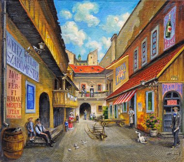 yağlı boya eski kilise