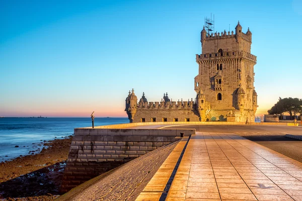 Torre de Belém na cidade de Lisbone, Portugal — Fotografia de Stock