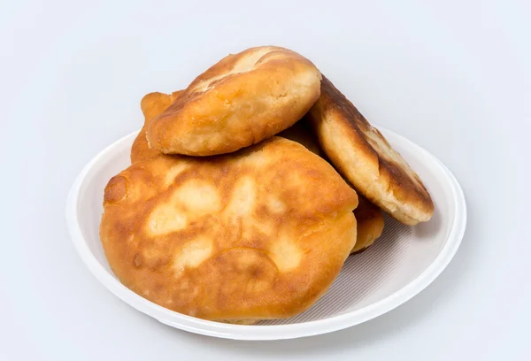 Pirojki. Traditional delicious Russian patty — Stock Photo, Image