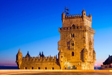 Belem tower in Lisbone city, Portugal clipart