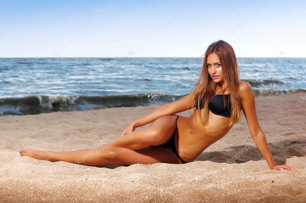 beautiful woman in a bathing suit