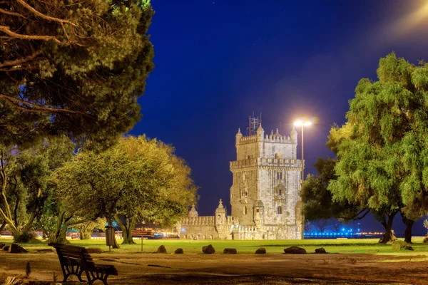 Torre de Belém na cidade de Lisbone, Portugal — Fotografia de Stock