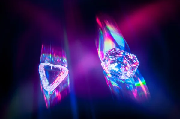 Beautiful glowing gems — Stock Photo, Image
