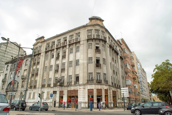 Romântica rua lisboa — Fotografia de Stock