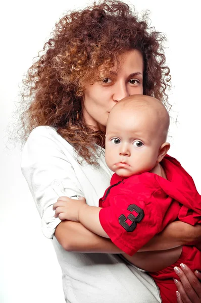 Donna con bambino — Foto Stock