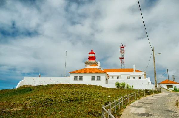 Deniz feneri, Cabo da Roca, Portekiz — Stok fotoğraf