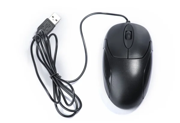 Computer muis geïsoleerd op een witte achtergrond — Stockfoto