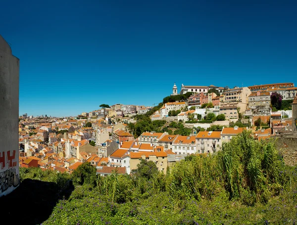 Panoráma v Lisabonu, Portugalsko — Stock fotografie