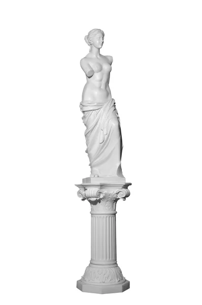 Gypsum statue of a woman — Stock Photo, Image