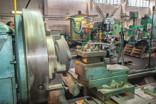 Lathe machine — Stock Photo, Image