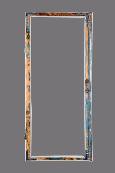 古い木製の窓枠 — ストック写真