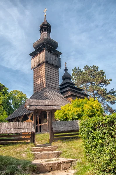 Старая деревянная церковь, Ужгород, Украина — стоковое фото