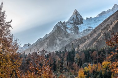 Dombai. Rockies Kafkasya'da Rusya toplayan