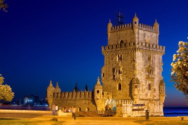 Belem tower in Lisbone city, Portugal clipart