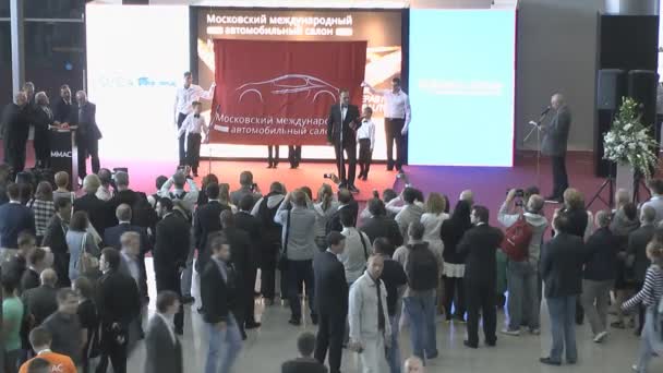 Salón Internacional del Automóvil — Vídeo de stock