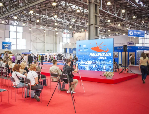 Internationale Ausstellung der Hubschrauberindustrie am 21. Mai 2011 in Moskau — Stockfoto