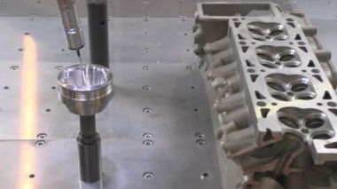 Mekanik bir iş parçası işleme