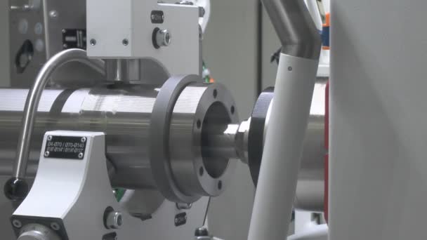 Machine tool for processing metal — Stock Video