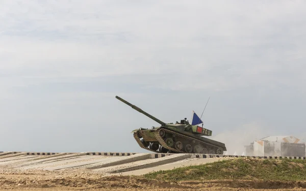 International competitions Tank Biathlon — Stock Photo, Image