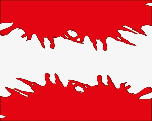 Talon rouge sur blanc — Image vectorielle