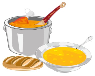 yemek masasında