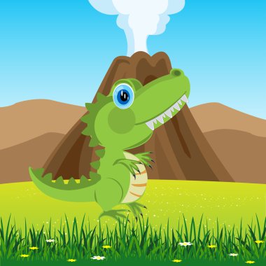 Dinozor glade üzerinde