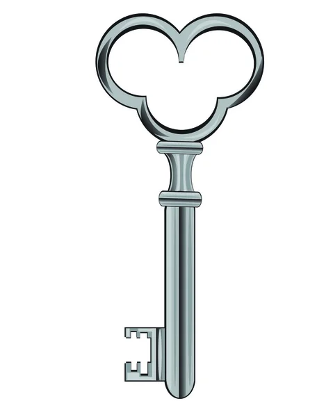 Llave de la puerta — Vector de stock