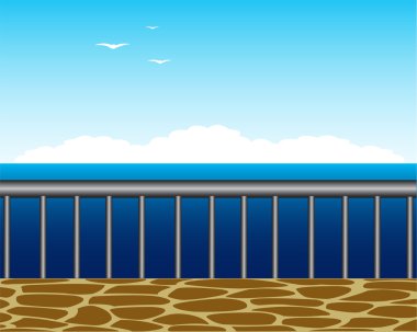 Deniz türüne ile platform