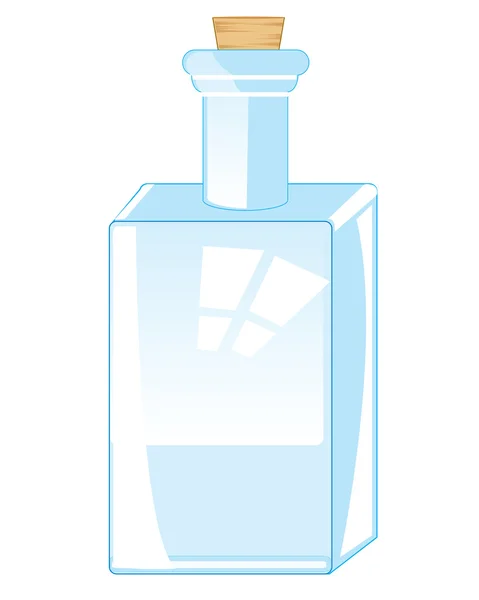 Bottle from glass — Stock Vector