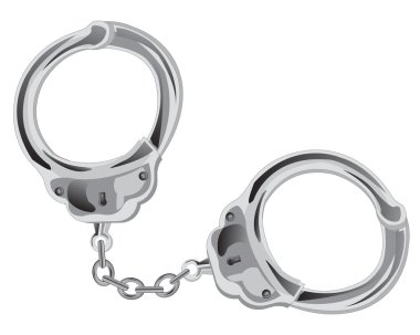 Manacles on chain