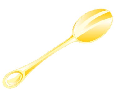 Spoon from gild clipart