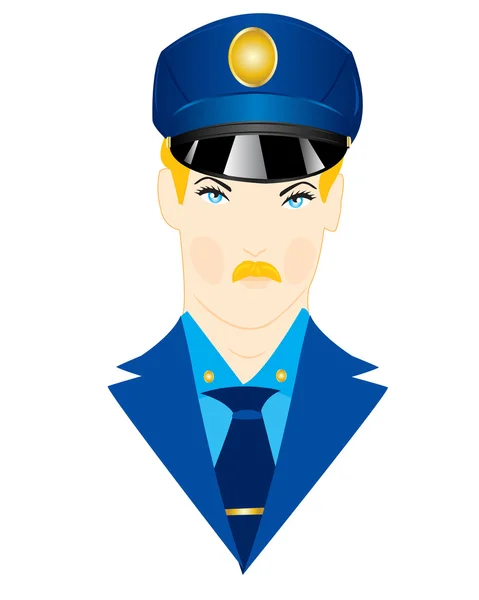 Ikona policji — Wektor stockowy