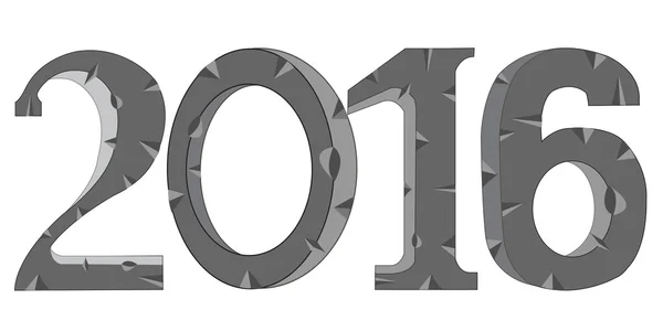 Gott nytt år 2016 — Stock vektor