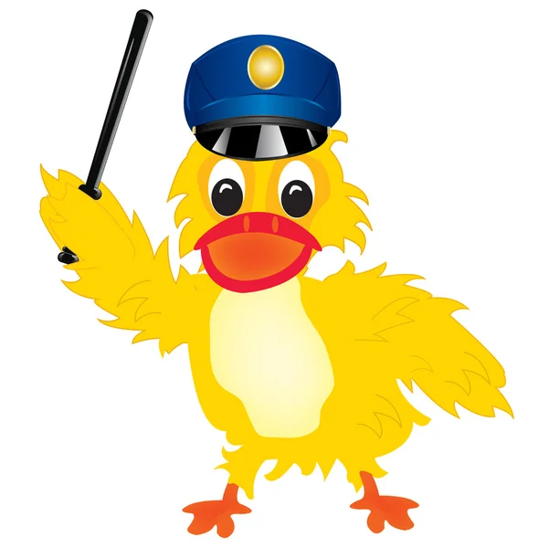 Duck police — Stock Vector