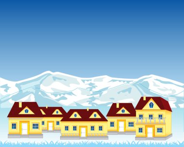 Dağda yanlış Köyü