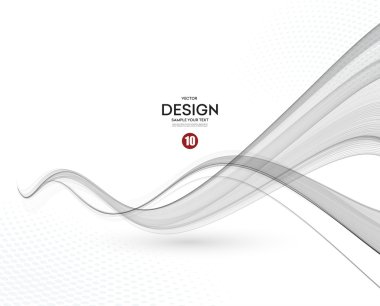 Soyut pürüzsüz dalga hareket illüstrasyon