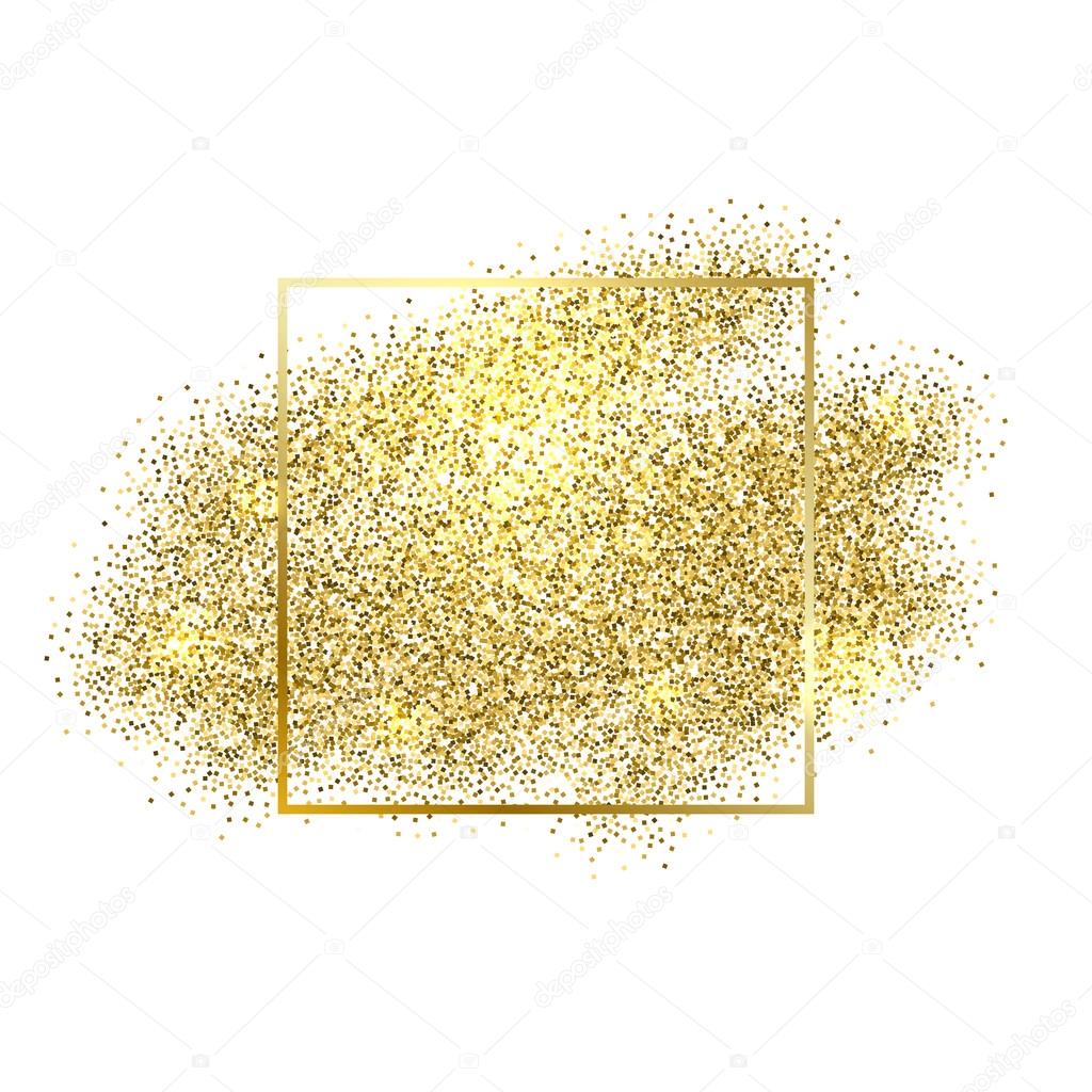 Gold Sparkles On White Background Gold Glitter Background Stock Vector Royalty Free Vector Image By C Strizh 104599736