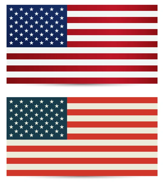 Drapeau des États-Unis — Image vectorielle