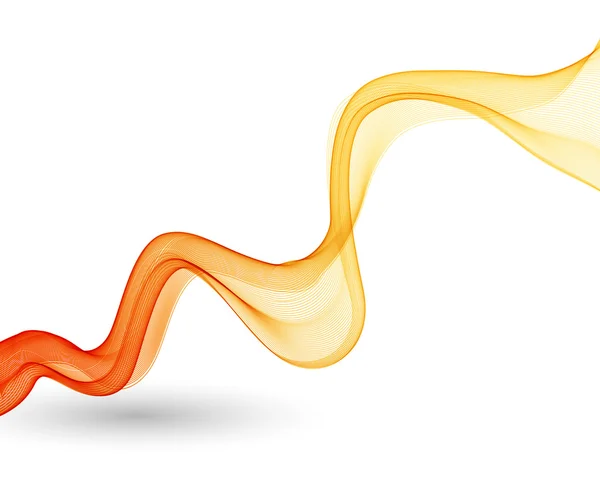 Abstrato elemento de design de onda de cor —  Vetores de Stock