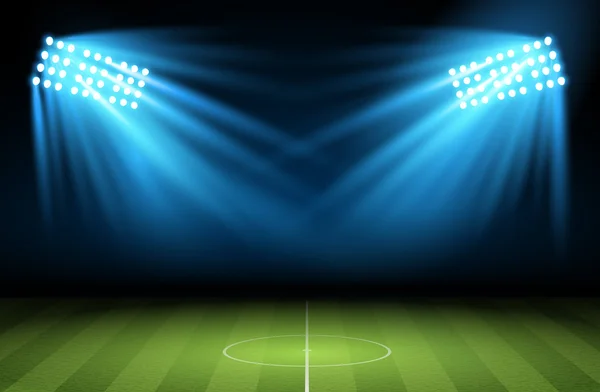 Arena de fútbol. Vector — Vector de stock